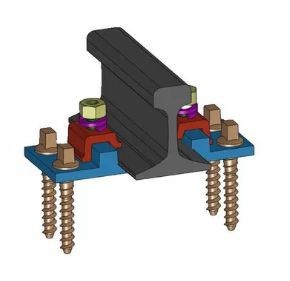 K Type Rail Fastening System For Railway
